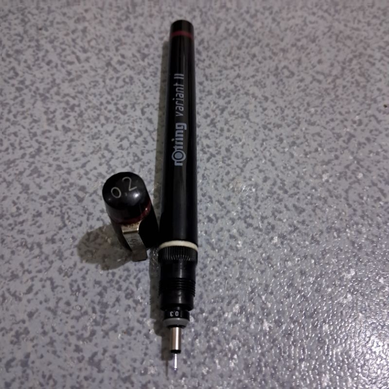 

Rotring Variant 0.3 rapido pulpen gambar teknik item no 2