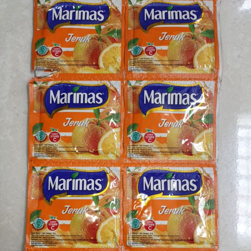 

MARIMAS renceng isi 10 sachet