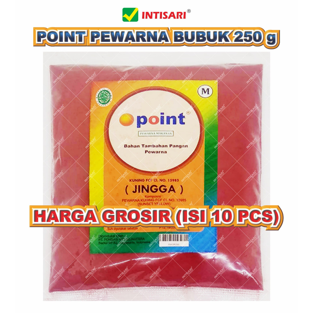 

[GROSIR ISI 10 PCS] PEWARNA BUBUK JINGGA (ORANGE) 250 G