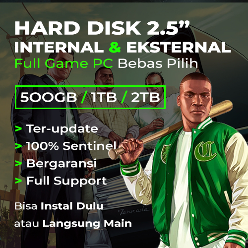 HDD Laptop 320GB 500GB 1TB 2TB Full Isi PC Game Internal & External | Hard Disk 2.5" | Hardisk Ekste