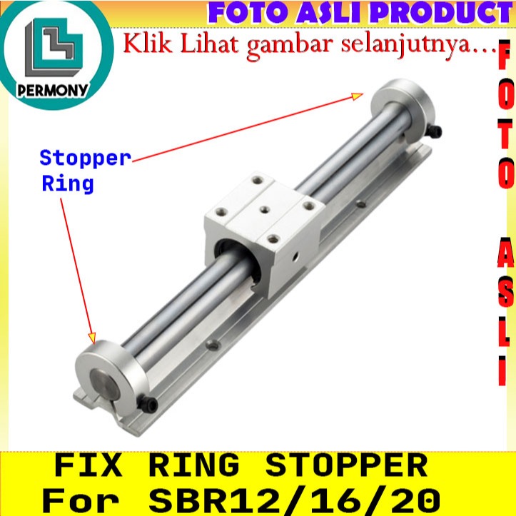 Lock Ring sbr12 sbr16 sbr20 sbr25 sbr30 sbr40 fix stopper cincin