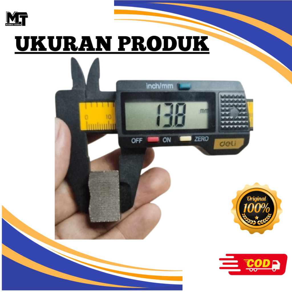 segmen mata bor sumur cekung/ segment bor sumur/diamond segment 12 mm