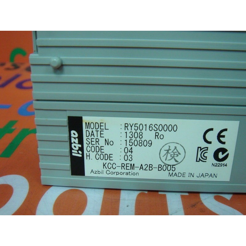 AZBIL RY5016S Azbil Yamatake RY5016S0000 Digital I/P 16 Controller PLC DCS Module Transducer AZBIL K