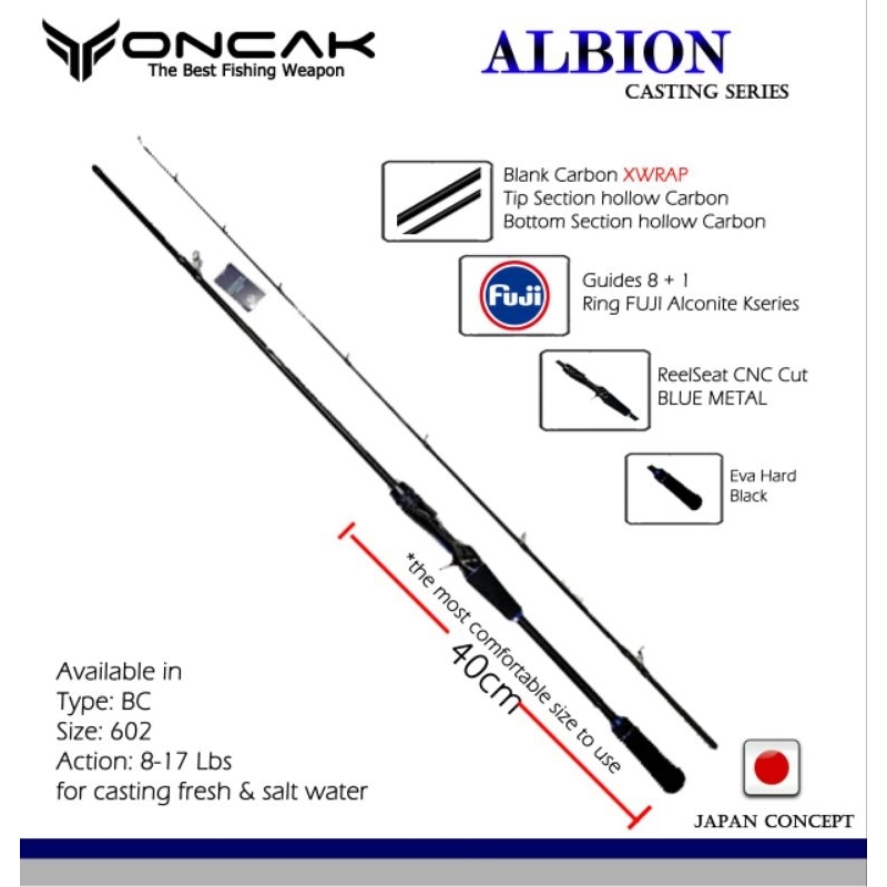 Joran Carbon Baitcasting Oncak Albion