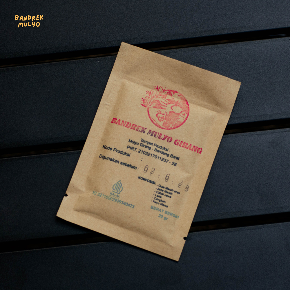 

Bandrek Mulyo Khas Bandung Jawa Barat 1 Sachet