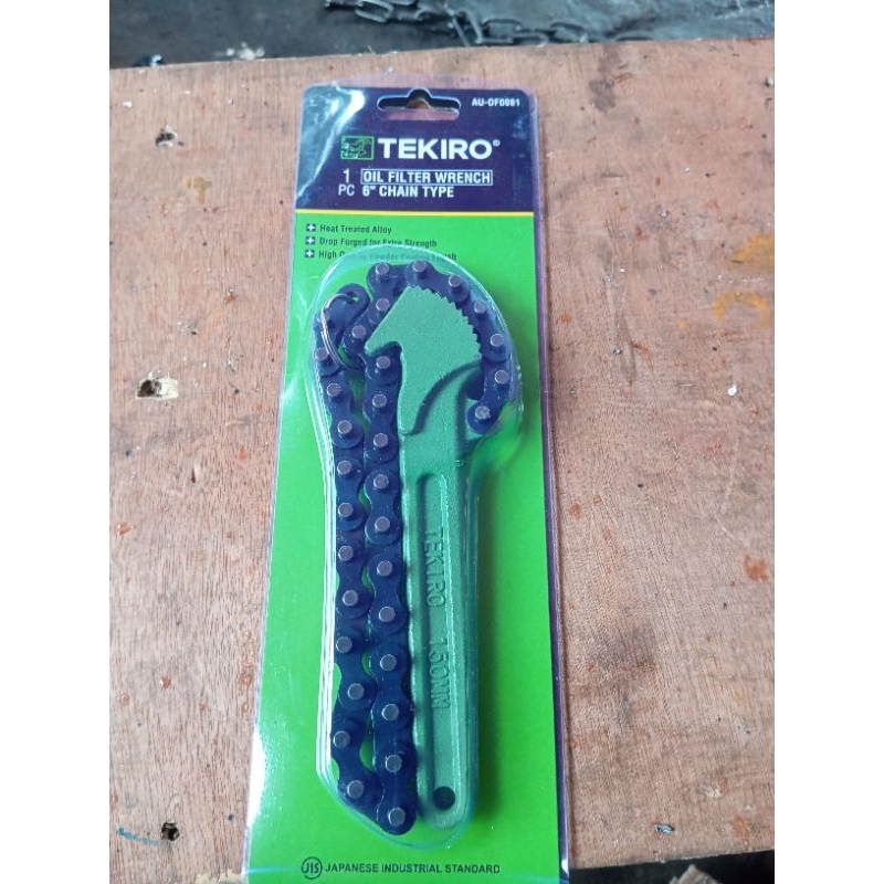 Kunci Filter Oli Solar Model Rantai 6" TEKIRO Kunci Filter Oli 6inch