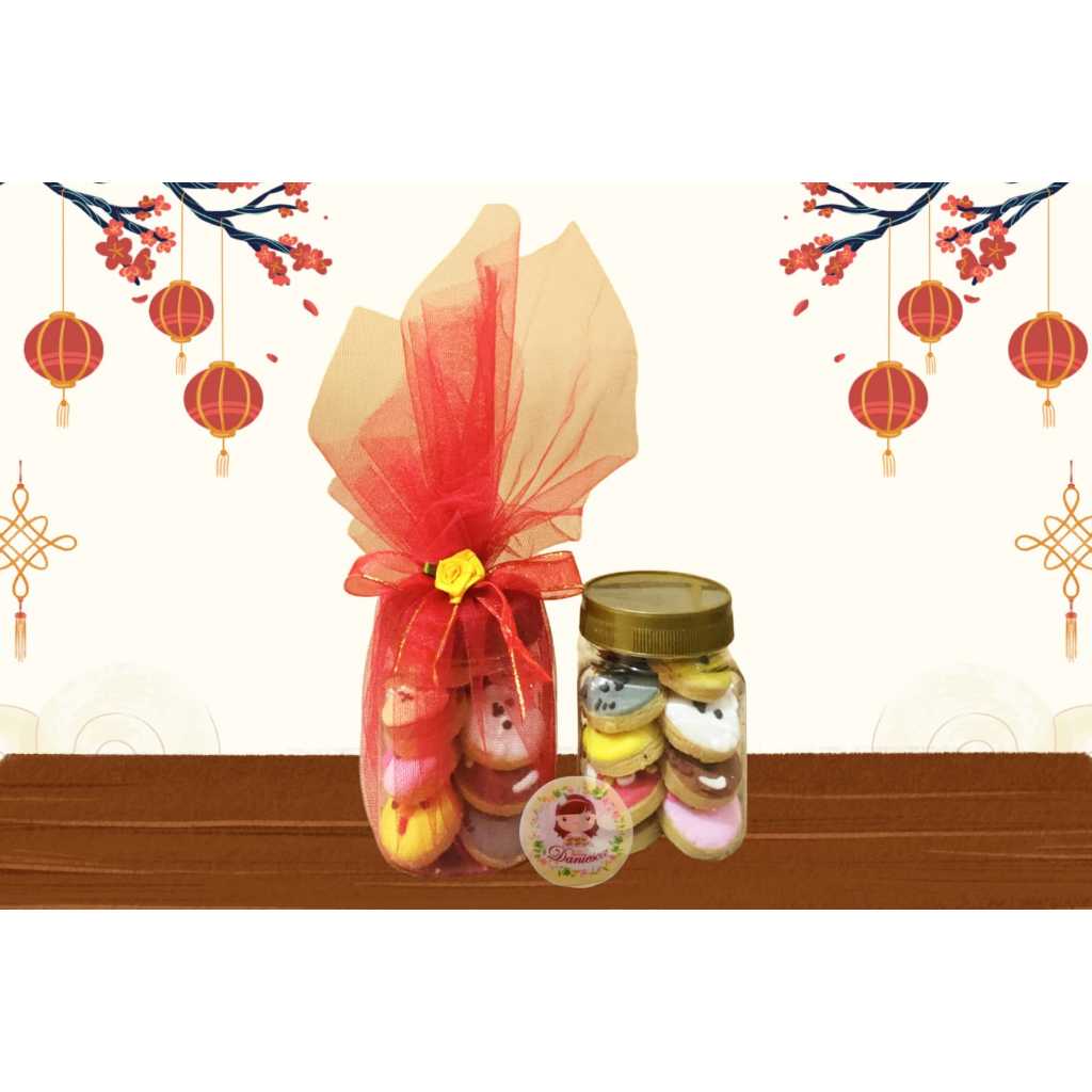 

.Cookies Karakter Imlek Kemasan Jar 100 gr - Cookies Tahun Baru Imlek Sincia CNY( scp)