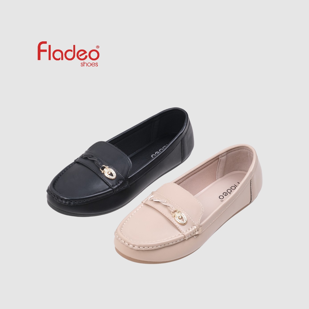Fladeo A25/LSM338-2BG/Sepatu Moccasin Slip On Wanita [ Moccasin Shoes ]