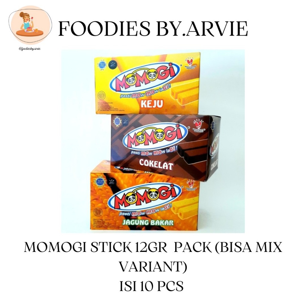 

MOMOGI SNACK STICK 12GR PACK (BISA MIX VARIANT)