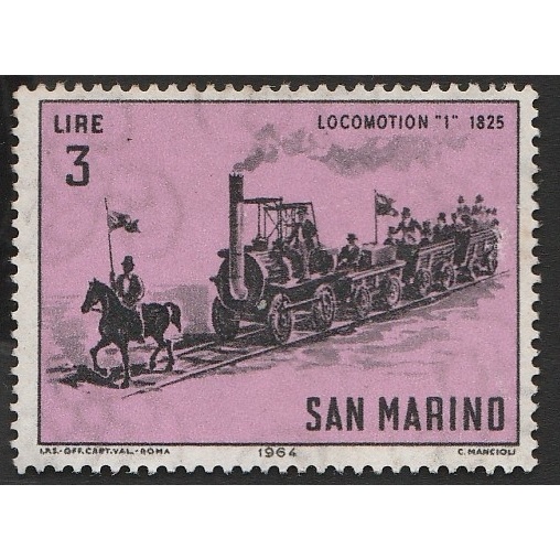 

A 11652 SATU BUAH PRANGKO SAN MARINO NOMINL 3 LIRE TEMA LOKOMOTIF TAHUN 1825 DENGAN KONDISI BELUM ADA CAP