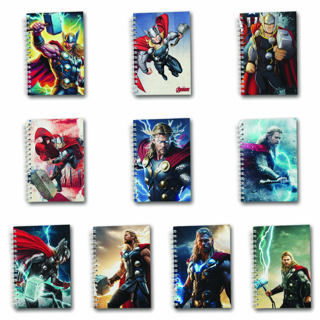 

Note Book Spiral Large (10 cm X 14 cm) Edisi THOR #1 / Notebook A6 Custom / Seminar Kit Surabaya