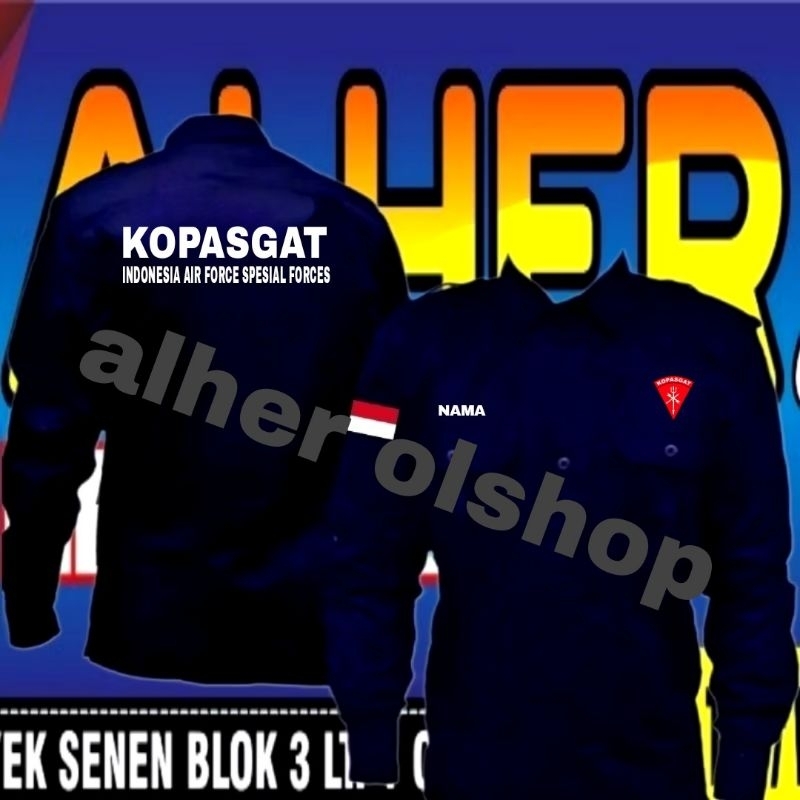 Kemeja KOPASGAT baju KOPASGAT seragam KOPASGAT Pdh KOPASGAT Pdl KOPASGAT kemeja kerja KOPASGAT baju 