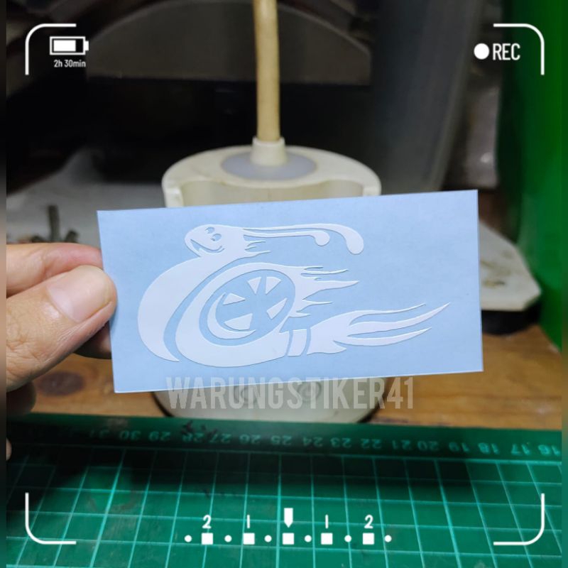 stiker keong turbo sticker cutting murah