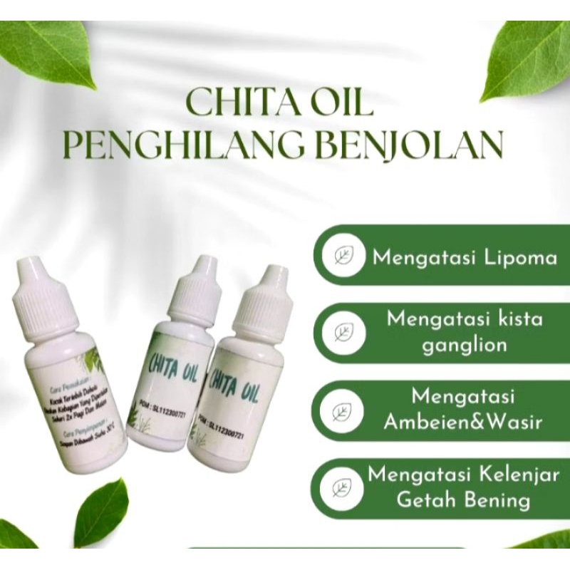 CHITA OIL - MENGATASI BENJOLAN LIPOMA | MENGHILANGKAN BENJOLAN DI TUBUH | OBAT OLES BENJOLAN