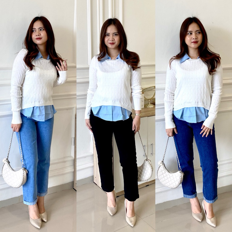 BOYFRIEND 3004 || CELANA BOYFRIEND JEANS WANITA TERBARU KEKINIAN || BAWAHAN JEANS CEWEK TERBARU || O