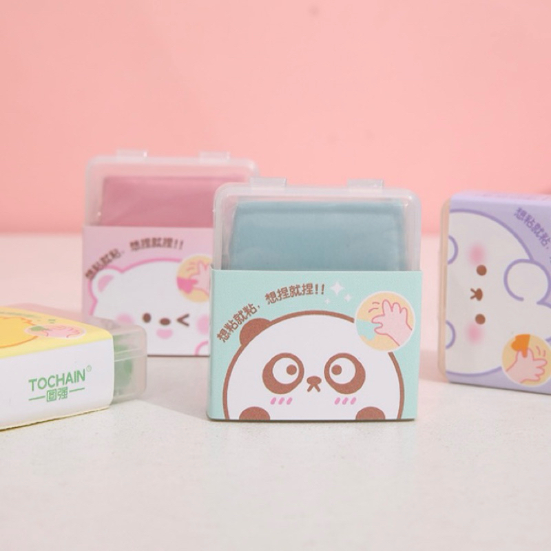 

Tochain Kneadable Eraser Penghapus Clay Elastis Colorfull #t0