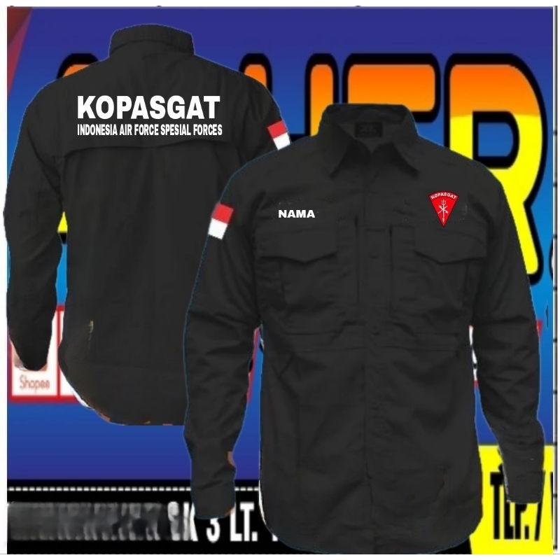 Kemeja tactical KOPASGAT baju tactical KOPASGAT kemeja KOPASGAT baju KOPASGAT seragam KOPASGAT Pdh K