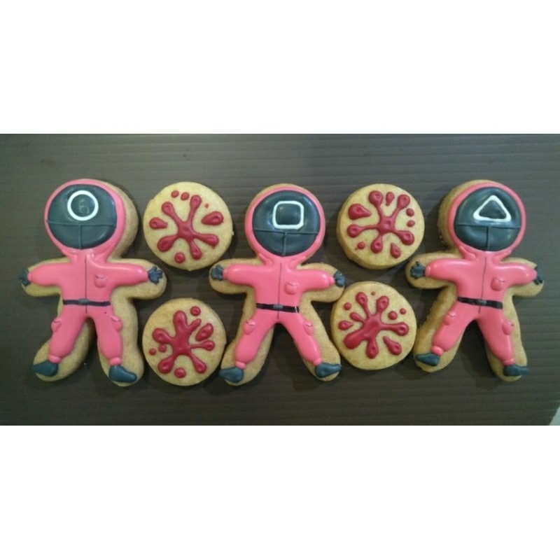 

Cookies karakter Squid Game per 3 pcs.