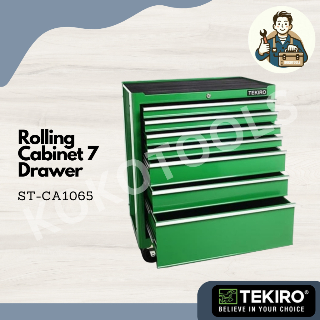 Kabinet Penyimpanan Mekanik Roller Cabinet 7 Drawer Tekiro