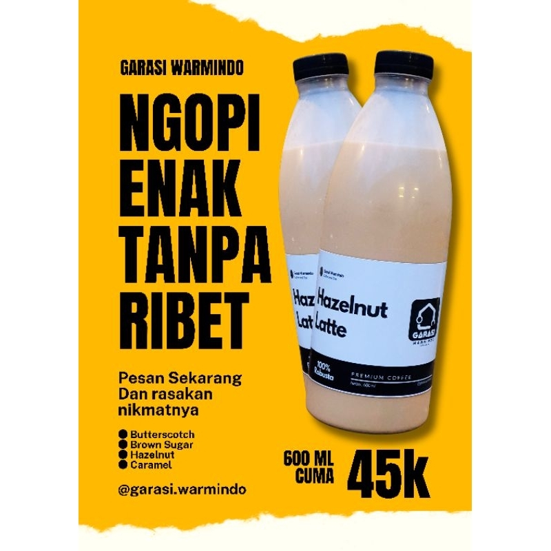 

Kopi Susu Botol 600ml