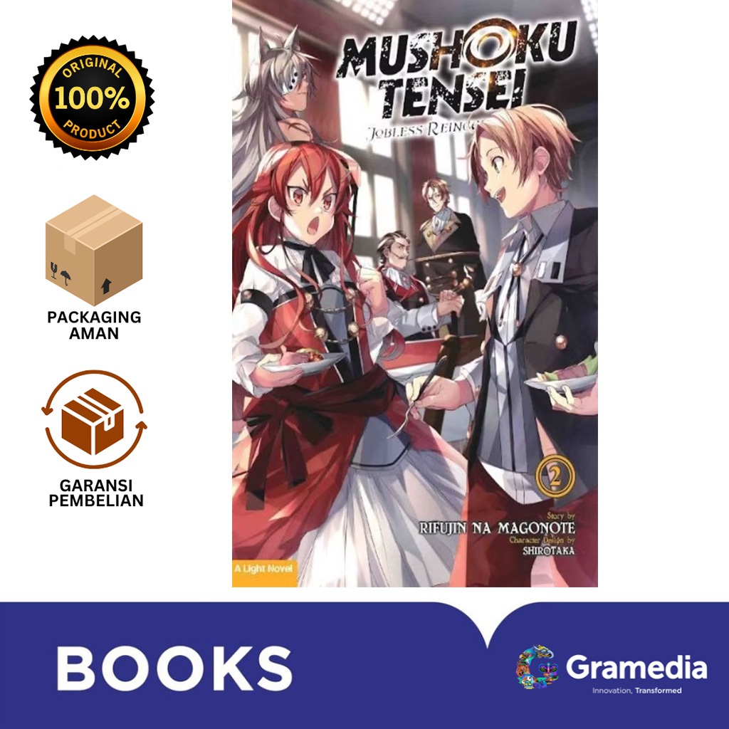 Gramedia Bali - LN: MUSHOKU TENSEI - JOBLESS REINCARNATION 2