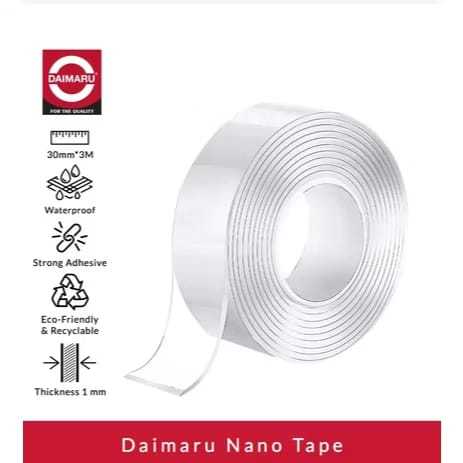 

DAIMARU NANO TAPE 30x3M SELOTIP ISOLASI BENING