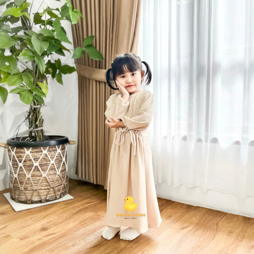 ALILA Hijab - Gamis Anak Perempuan Cantik / Baju Muslimah Anak Lokal Kekinian