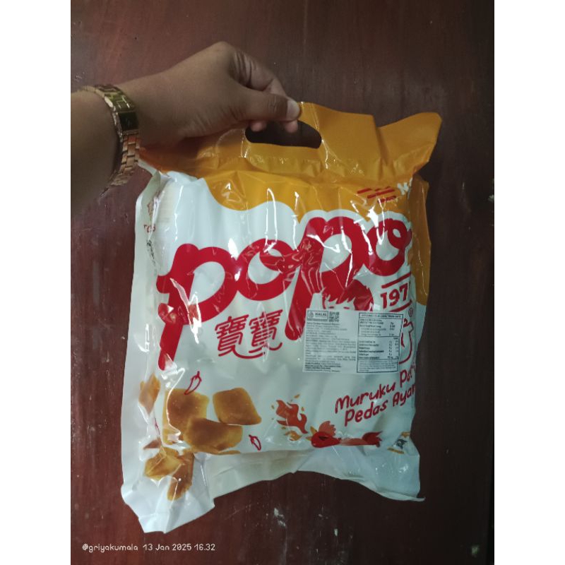 

READY POPO Muruku sachet ayam pedas isi 24