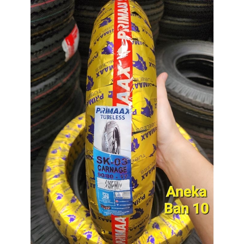 Ban Primaax 90/80-17 SK03 Carnage Tubeless SK-03 Primax