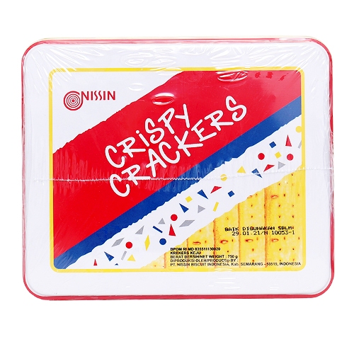 

NISSIN Crispy Crackers Kemasan Tins 750 gr