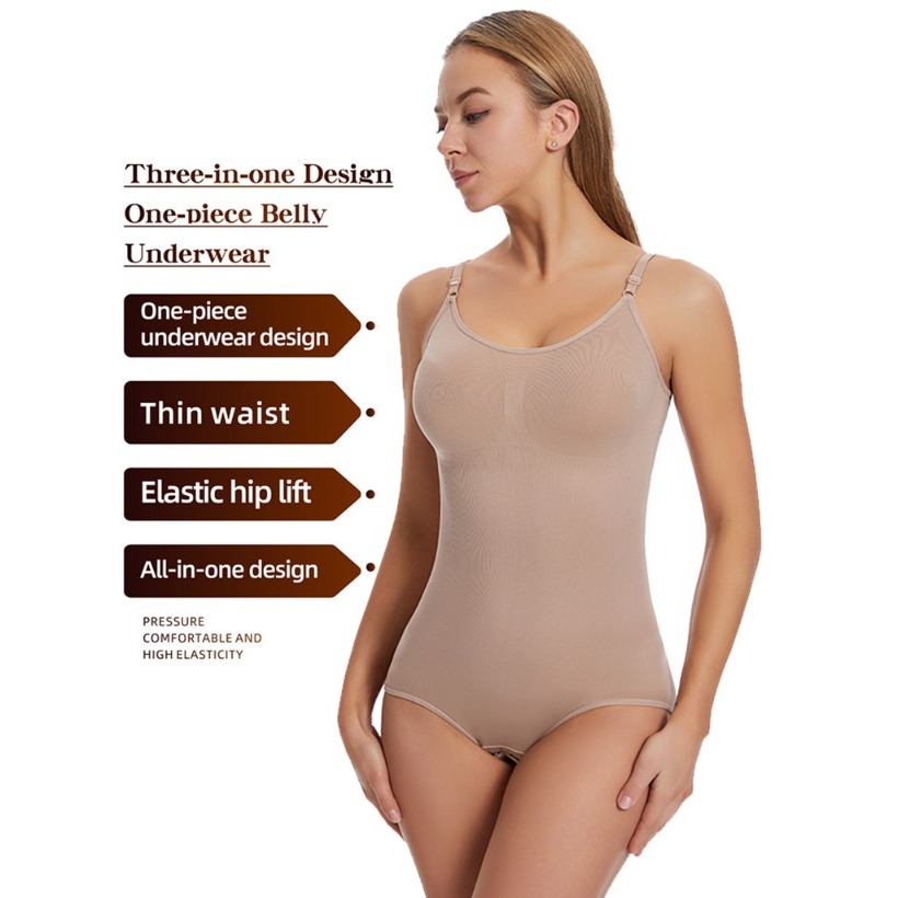 Korset Wanita dengan pengait bawah pelangsing perut buncit korset ibu melahirkan korset celana