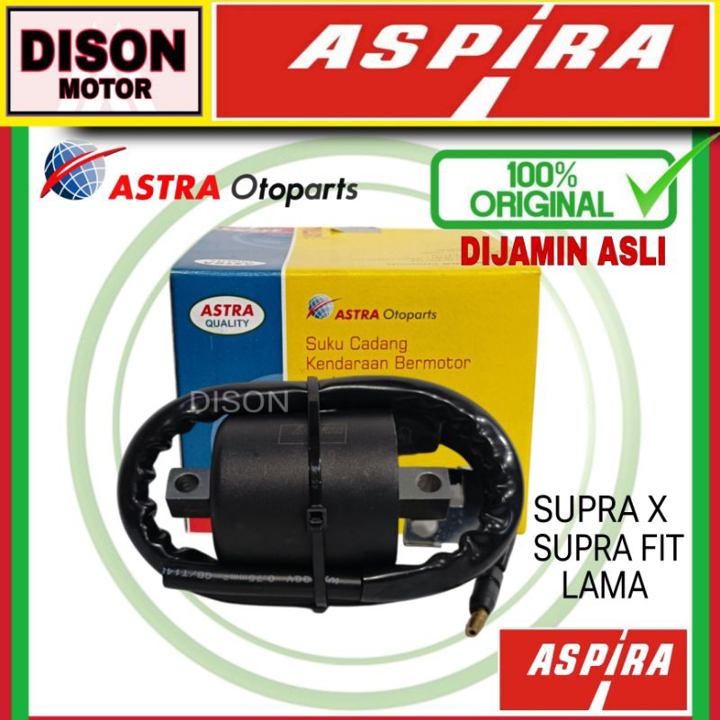 Koil Aspira Supra x Supra fit lama original 100% Coil pengapian Astra Otoparts