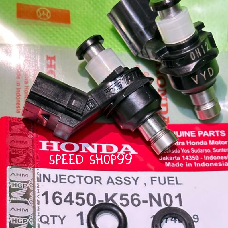 Injektor Assy K56 Injector hole 8 original. CB150R StreetFire old 2012, CBR150R K45 Old 2013, CBR150