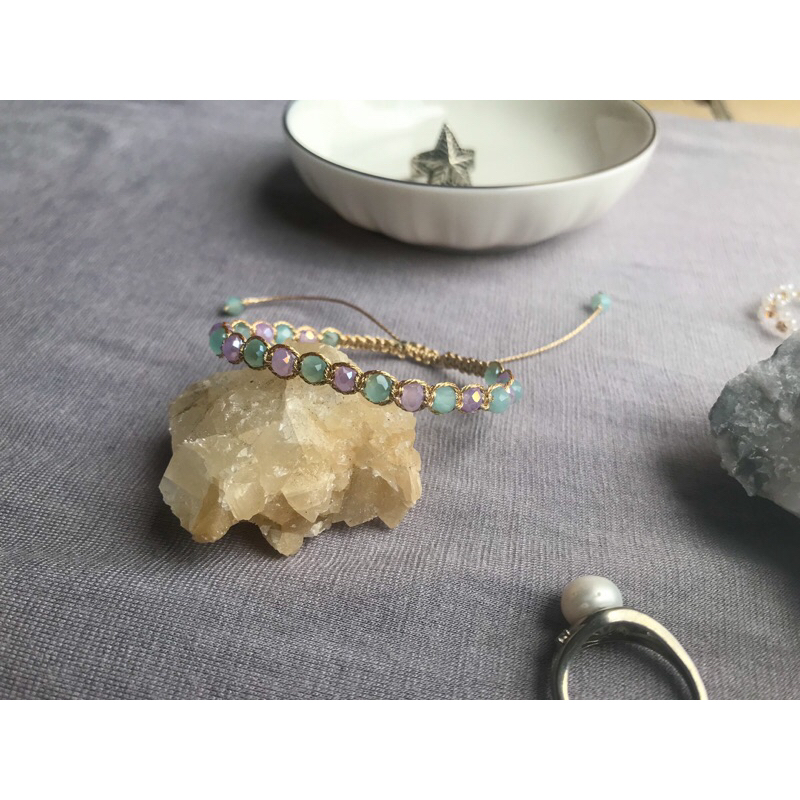 candy sparkly bracelet tali emas waterproof adjustable