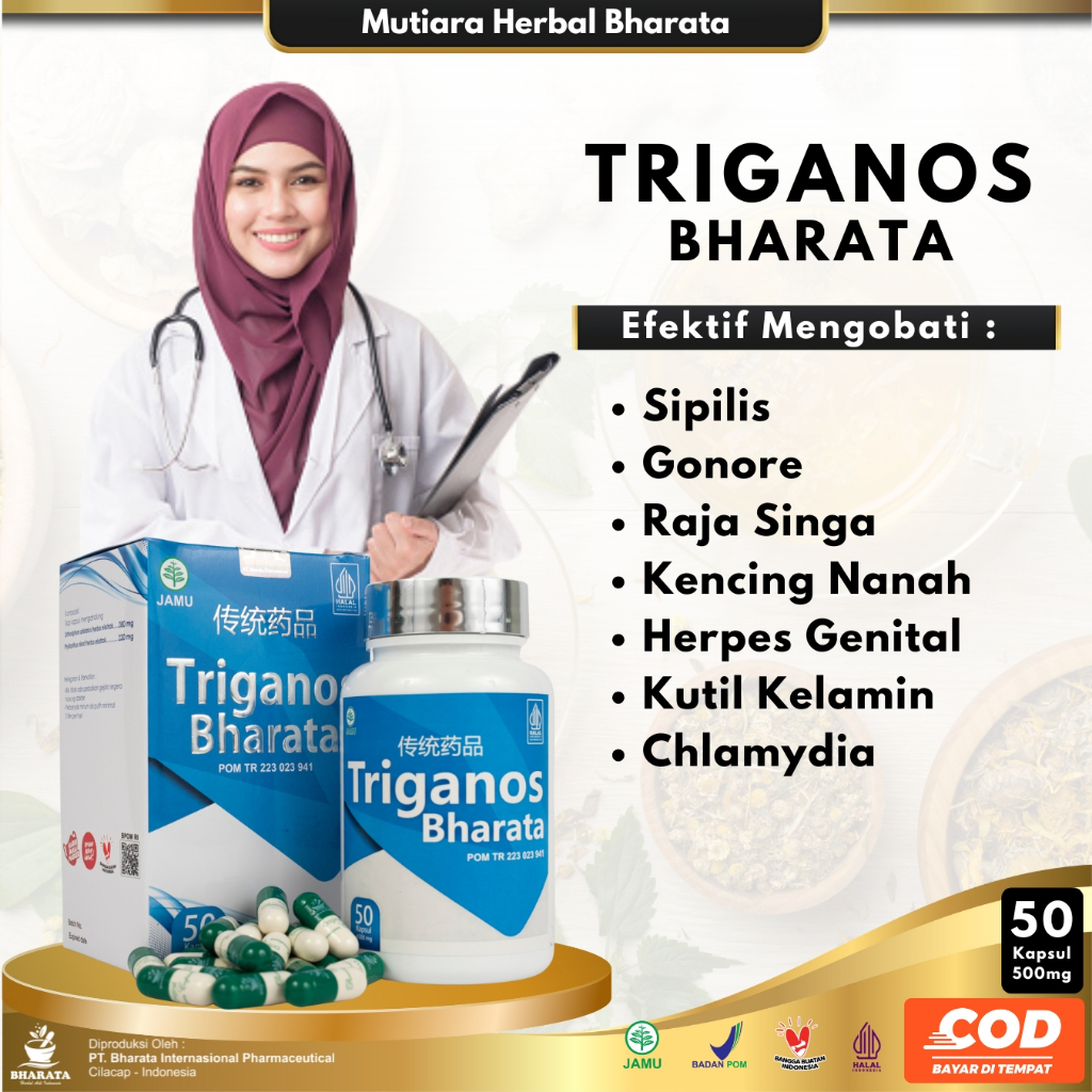 TRIGANOS BHARATA Obat Herbal Sifilis Raja Singa Hiv Herpes