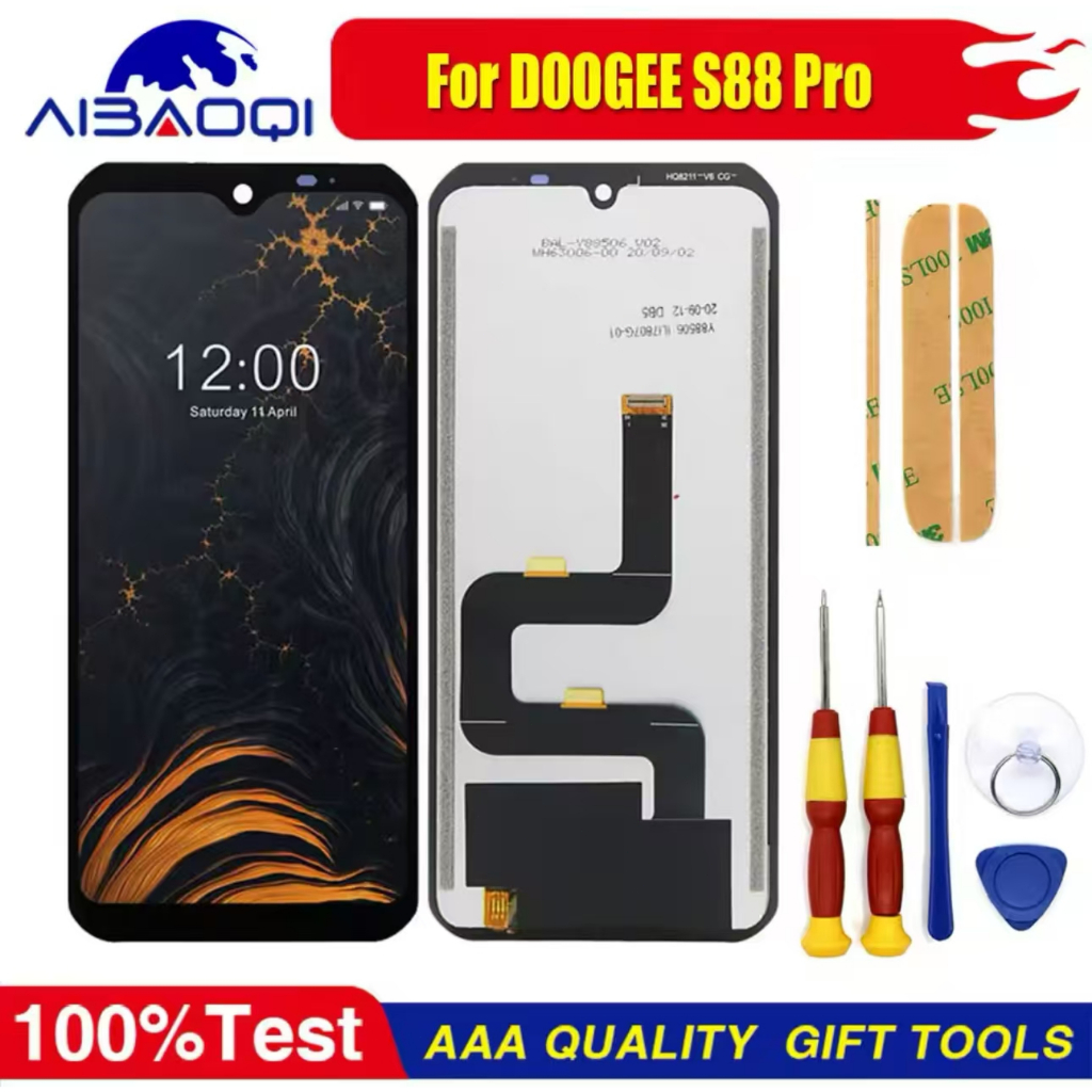 New Original Touch Screen LCD Display LCD Screen Fo DOOGEE S88 Plus DOOGEE S88 Pro Replacement Parts
