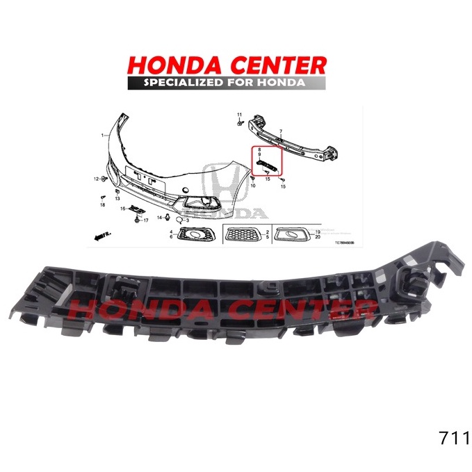 Terbagus Breket Bumper Depan Brio Mobilio Bracket Bumper Depan Brio Mobilio Spacer Bumper Depan Brio