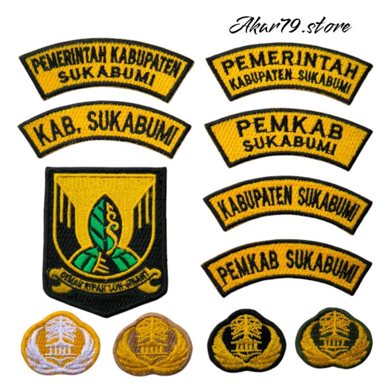 BORDIR ATRIBUT PNS ASN KABUPATEN SUKABUMI