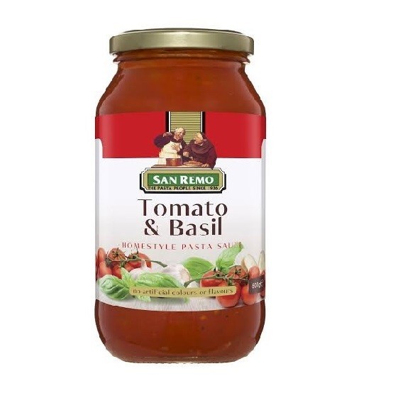

saus tomato basil san remo 500
