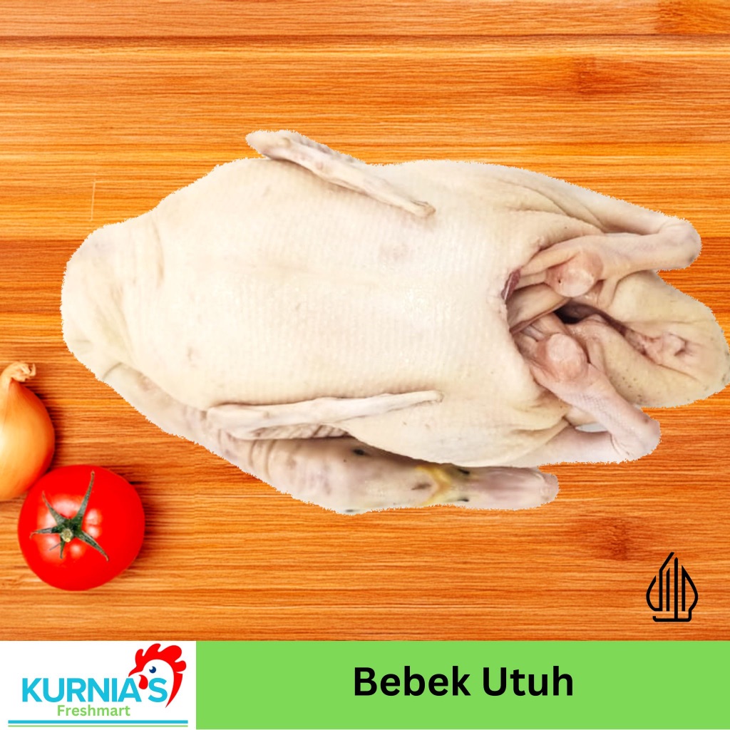 

Bebek Utuh 1.2 - 1.3Kg | Bebek Potong Premium Bersih | Daging Bebek Frozen