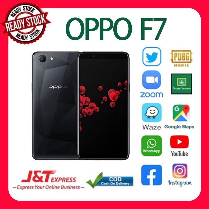 Handphone Second  HP OPPO F7  Ram 8Gb internal 256GB Termurah dan bergaransi