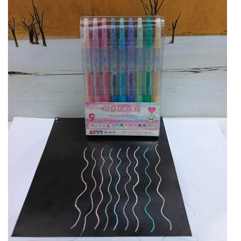 

(1pc) Color Gel Pen Pulpen Pena Jel Warna AODEMEI GP-96129 0.5 mm