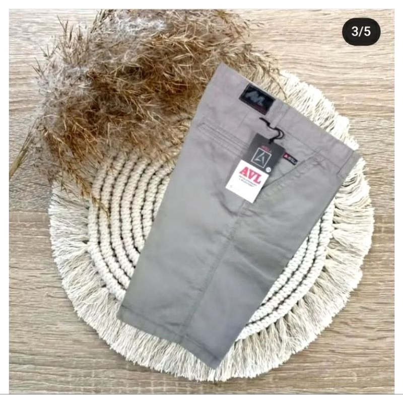 Celana Pendek Katun Trendy Pria Chino Santai Avl 28-44 Premium