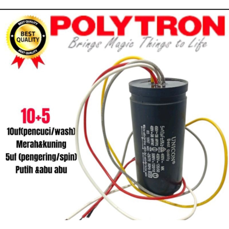 CAPASITOR MESIN CUCI POLYTRON PWM 7056
