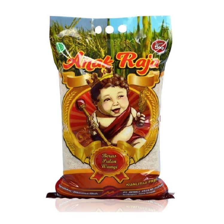 

beras pulen premium wangi aromatic short grain anak raja 5 kg