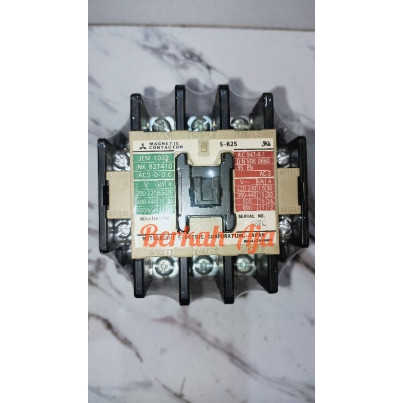 Kontaktor Mitsubishi tipe SK 35 60A 25A 50A 220V