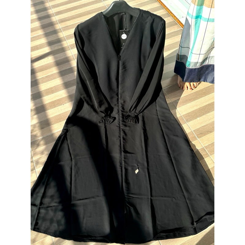 abaya fursan polos khas saudi lokal/abaya temboro by alhayat