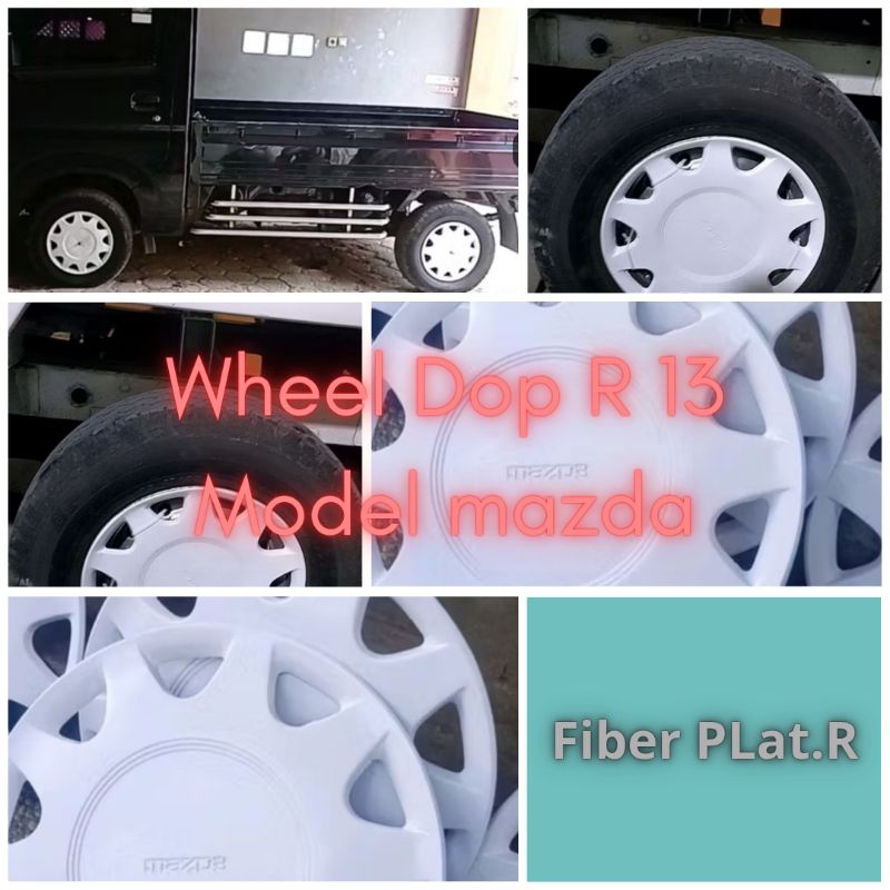 Wheel dop Variasi velg kaleng ring13 model mazda