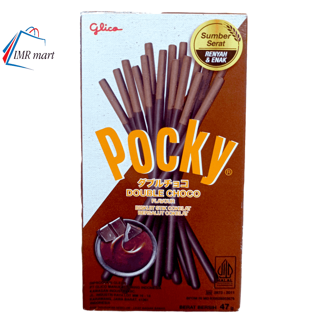 

Glico Pocky Rasa Double Choco berat 33 gram