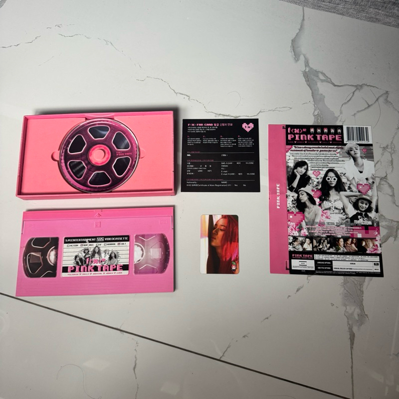 F(X) FX 2nd Album Pink Tape Krystal Photocard